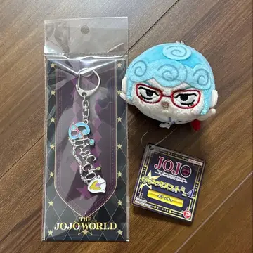 죠죠 월드 뽀떼콜로 마스코트 미니 모티브 키링 기아초