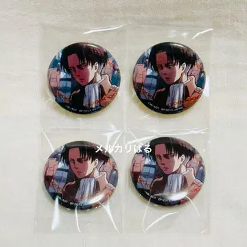 진격의 거인 리바이 제일복권 자유의 날개 캔뱃지 세트