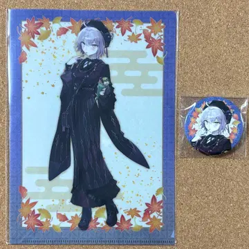 FGO 잔느 알타 미니 클리어 파일 & 캔뱃지 세트 쿄마후 2024