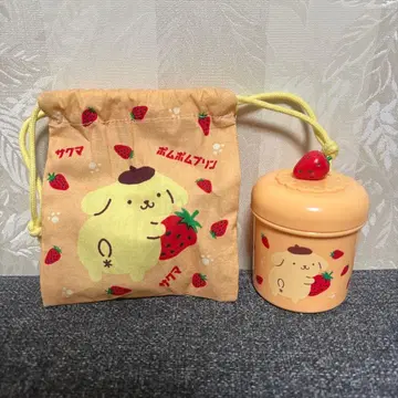 산리오 폼폼푸딩 사쿠마 딸기 밀크