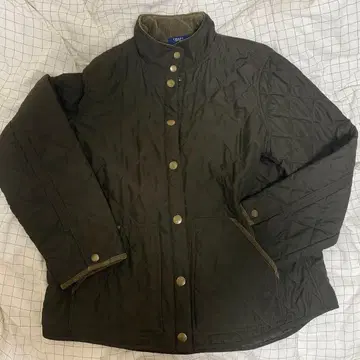 CHAPS 퀼팅 자켓 올리브 그린