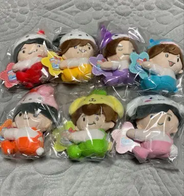 나니와단시 x 산리오 클립 마스코트 전종 세트 미개봉 새상품