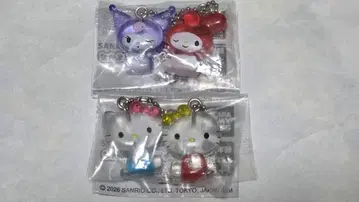산리오 캐릭터즈 나카요시 드롭 참 키티 마이멜로디 2개 세트