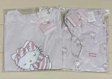 산리오 하우스 젤라또피케 헬로키티 T셔츠 올 패턴 숏팬츠 상하의