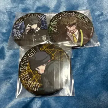 단간론파 V3 사이하라 슈이치 고쿠하라 곤타 호시 류마 캔뱃지 세트