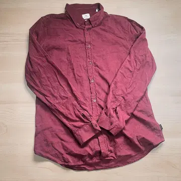 PaulSmith 긴팔 셔츠 XL 코듀로이 보르도 빅 사이즈