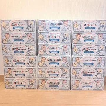 [새상품] 치이카와(먼작귀) 보습 페이퍼 박스 티슈 18상자