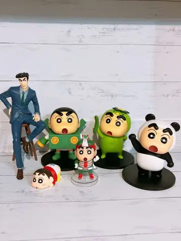 짱구는 못말려(크레용 신짱) 코스프레 피규어 등 6점 일괄