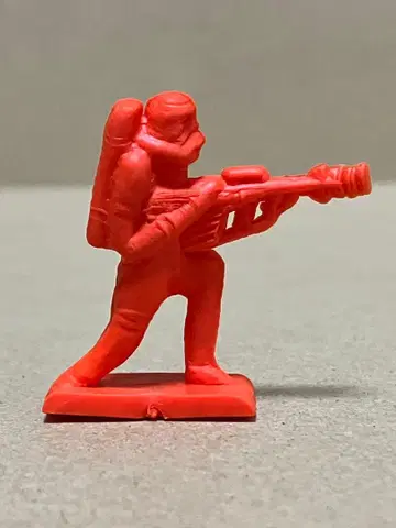 스타 워즈 스톰 트루퍼 2 받침대 포함 지우개 주황색