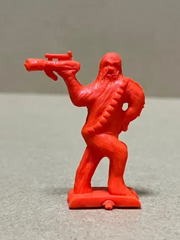 스타 워즈 츄바카 받침대 포함 지우개 주황색