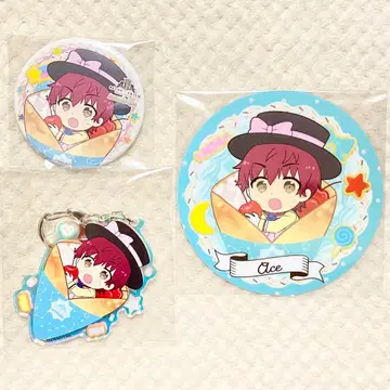 이케부쿠로 에이스 아모카페 코스터 캔뱃지 아크링 키링 킹프리