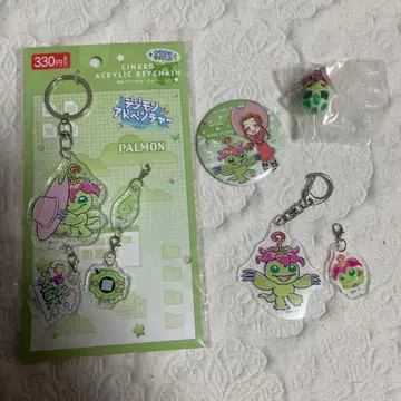 [ 익명 배송 ] 5점 디지몬 어드벤처 파닥몬 아크릴 키링 새상품