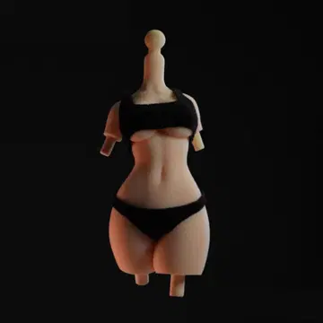 [B급] 1/12 심리스 바디 L 스킨 컬러 A 근사치