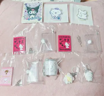 산리오 캐릭터 가챠 키링 세트