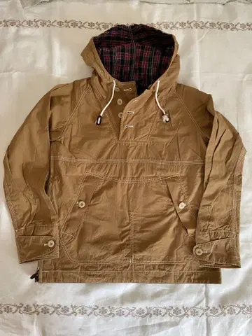 카이세이도 베이지 아노락 후드티 / 리버서블