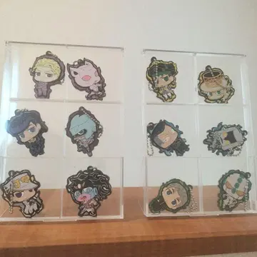 죠죠 러버 키링 4부 세트