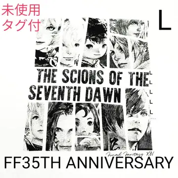 [ 미사용 ] 파이널 판타지 35주년 콜라보 유니클로 FF14 T셔츠 L