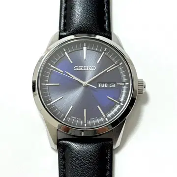 새상품급 SEIKO 솔라 손목시계 파랑 남성용 세이코 블루