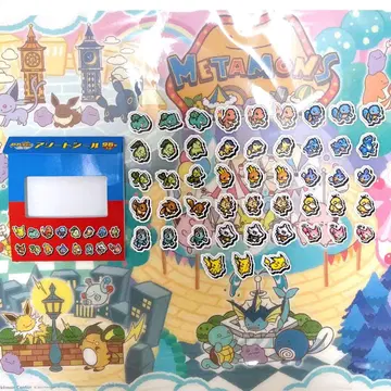 포켓몬 불가사의 던전 구조대 DX 모듬 씰 플레이크 거치대 포함