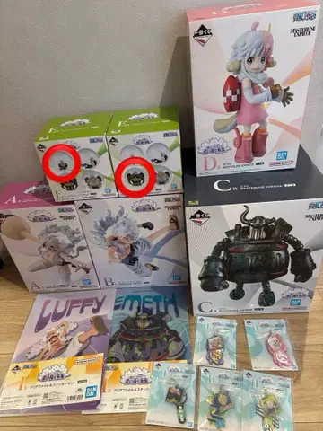 제일복권 원피스 그려나갈 미래 피규어 루피 보니 에메토 스네이크