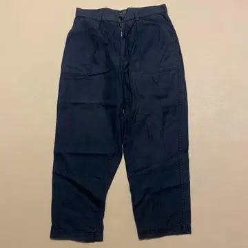 BEAMS+ 빔즈 밀리터리 트라우저 일본제 원단 네이비 L
