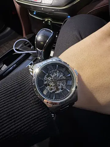 Furbo 자동 시계 실버/블랙