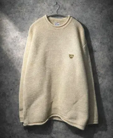 MCM 이탈리아제 울 와플 니트