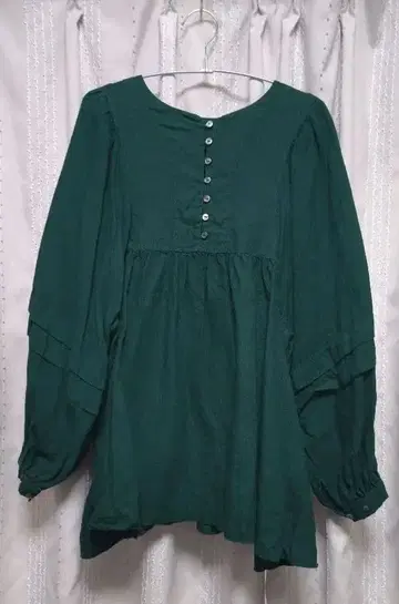 nest Robe 린넨 2way 볼륨 슬리브 블라우스