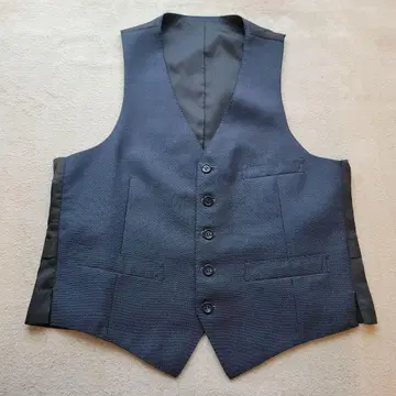 170cm 다크 네이비 AB5 남성용 수트 베스트 포멀 베스트