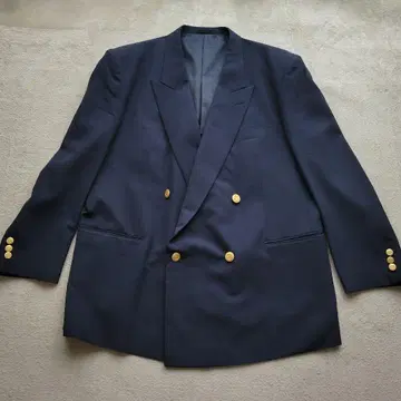 [빅 사이즈 E6] Roter Mast 블레이저 네이비 골드 버튼