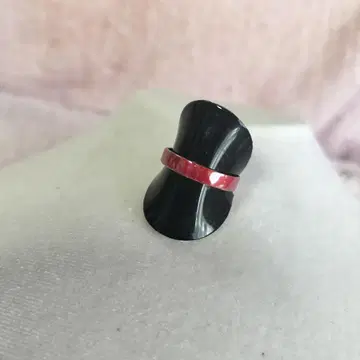 특가 핸드메이드 일점물 비동 (스칼렛 코퍼) 반지 약 13~13.5호