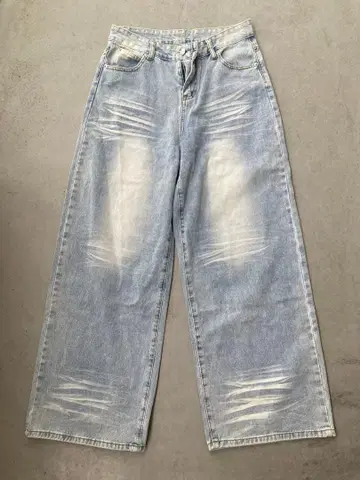winny right Blue wide leg denim y2k