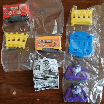 호빵맨 캐릭터 레일 4 호빵맨 세균맨 크림팬더