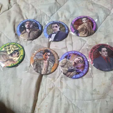 용과 같이 마지마 고로 캔뱃지 세가 럭키 쿠지 7개 세트