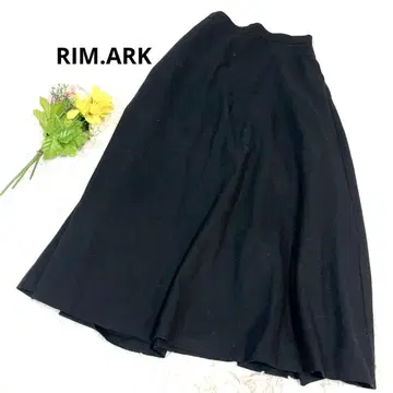 림아크 [ S ] 스커트 플레어 스커트 롱 스트레치 울 혼방