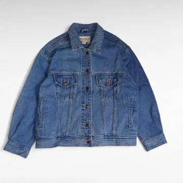 90s 에디 바우어 G 데님 자켓 M 화이트 택