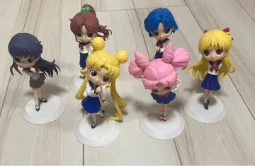 큐포스켓 세일러문 피규어 6개 세트