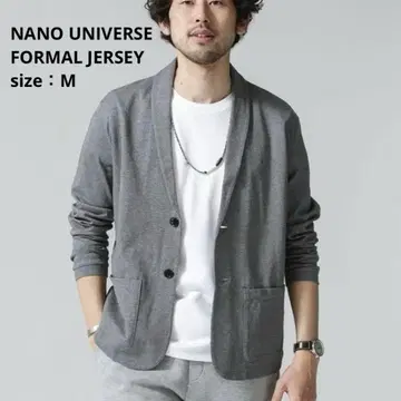 NANO UNIVERSE 포멀 저지 코튼 자켓 [ M ]