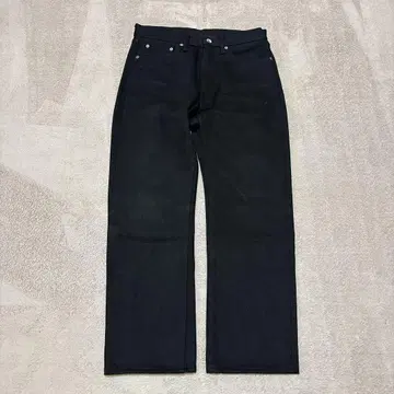 새상품급 IRON HEART 흑갑옷 21oz 데님 팬츠 블랙 W31