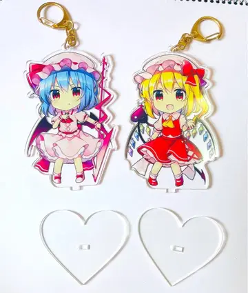 동방Project 레밀리아 플랑 아크릴 키링 세트