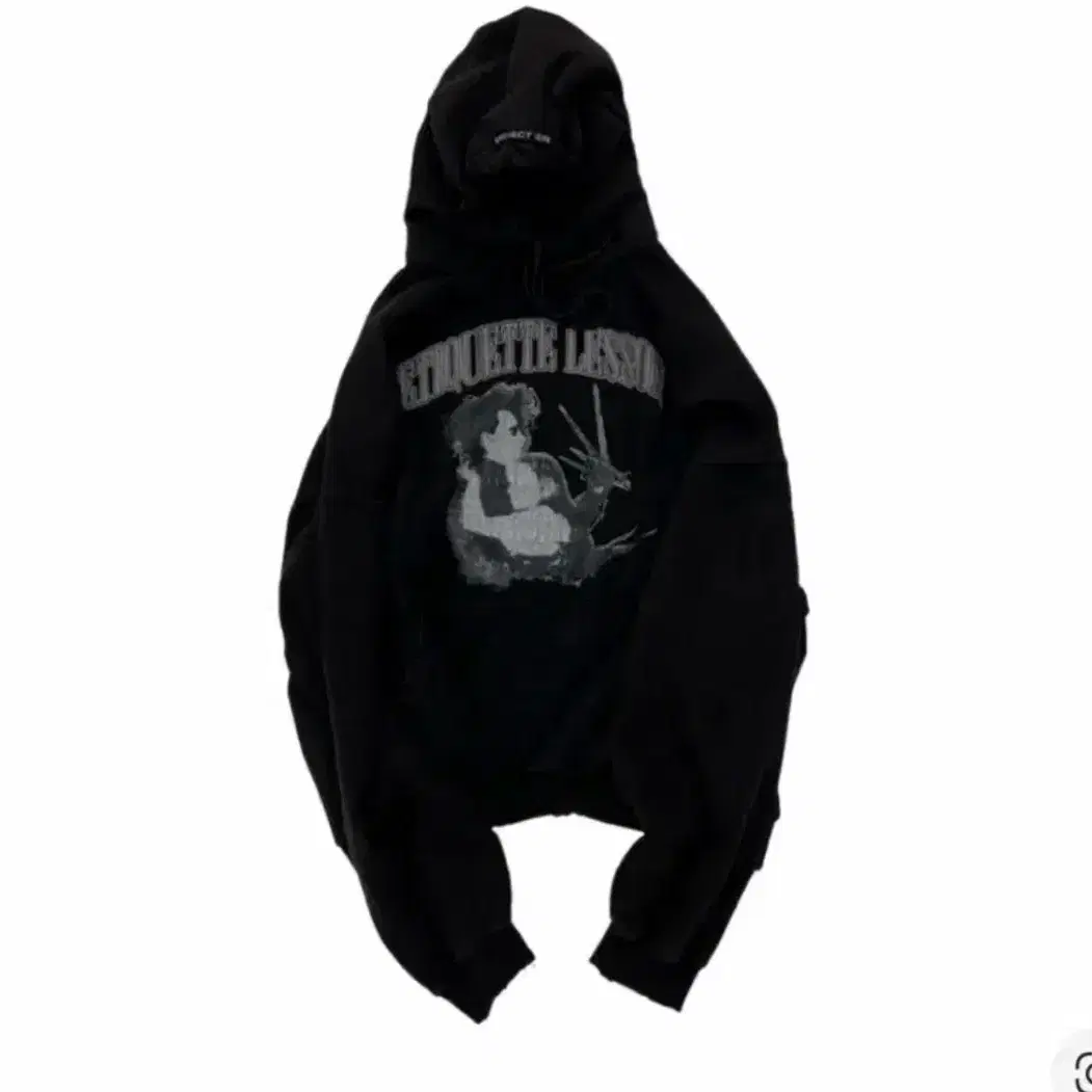 Only one item) Project GR Reversible laser-cut hooded zip-up
