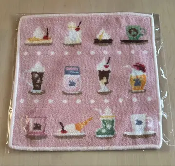 코메다 커피점 셔닐 직조 손수건