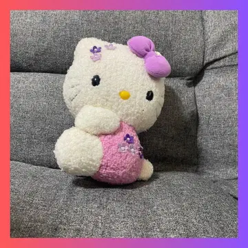 지역 한정 봉제 인형 헬로키티 홋카이도 한정 라벤더 키티