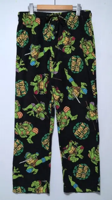 닌자 터틀즈 Nickelodeon 올 패턴 이지 팬츠 L