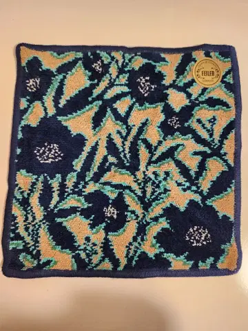 FEILER 꽃무늬 타월 원단 손수건