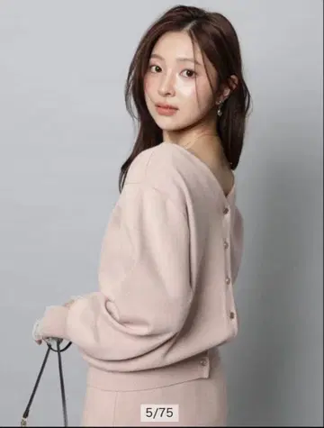 Apuweiser-riche 레이스 레이어드 전후 2WAY 니트 업