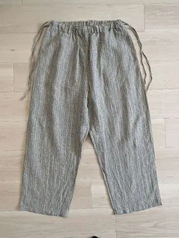 nest Robe 네스트로브 린넨 와이드 이지 팬츠 스트라이프 일본제