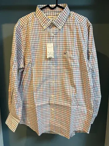 Golden Bear 체크 무늬 셔츠 L 사이즈