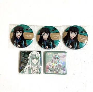 귀멸의 칼날 귀멸의 연회 원화 글리터 캔뱃지 토키토 무이치로