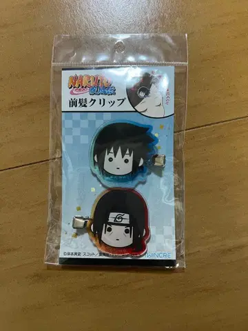 NARUTO 돌풍전 앞머리 클립 우치하 사스케 & 우치하 이타치